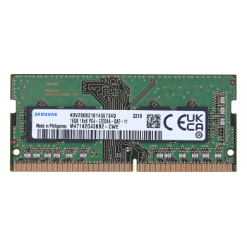 Samsung SO-DIMM 16GB DDR4 1Rx8 3200MHz PC4-25600 M471A2G43BB2-CWE-1