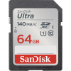 SANDISK ULTRA SDHC 64GB 140MB/s CL10 UHS-I-1