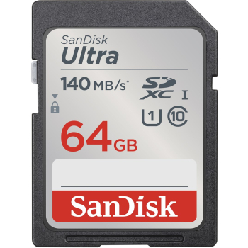 SANDISK ULTRA SDHC 64GB 140MB/s CL10 UHS-I-1
