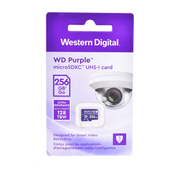 Karta pamięci WD Purple microSDXC WDD0256G1P0C (256GB; Class 10, Class U1)-1