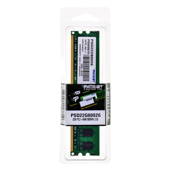 Pamięć Patriot Memory Signature PSD22G80026 (DDR2 DIMM; 1 x 2 GB; 800 MHz; CL6)-1