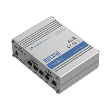 Teltonika RUTX50 | Profesjonalny przemysłowy router | 5G, Wi-Fi 5, Dual SIM, 5x RJ45 1000Mb/s-1
