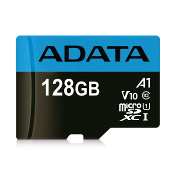 Karta pamięci z adapterem ADATA Premier AUSDX128GUICL10A1-RA1 (128GB; Class 10; + adapter)-1