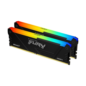 Kingston Fury Beast RGB, DDR4, 16 GB, 3200MHz, CL16-1