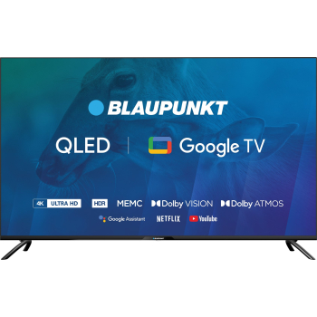 TV 50" Blaupunkt 50QBG7000S 4K Ultra HD QLED, GoogleTV, Dolby Atmos, WiFi 2,4-5GHz, BT, czarny-1