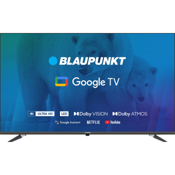 TV 55" Blaupunkt 55UBG6000S 4K Ultra HD LED, GoogleTV, Dolby Atmos, WiFi 2,4-5GHz, BT, czarny-1