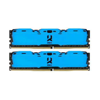 GOODRAM DDR4 16GB PC4-25600 (3200MHz) 16-20-20 DUAL CHANNEL KIT IRDM X BLUE 1024x8-1
