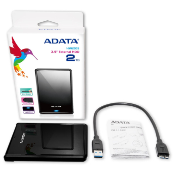 HDD USB3.1 4TB EXT. 2.5" BLACK AHV620S-4TU31-CBK ADATA-1