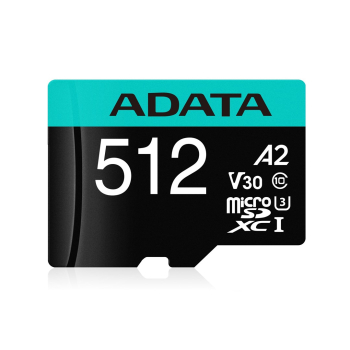 MEMORY MICRO SDXC 512GB W/AD./AUSDX512GUI3V30SA2-RA1 ADATA-1