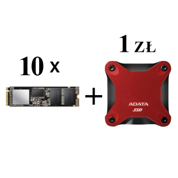 Kup 10 x ADATA DYSK SSD XPG SX8200 PRO 1TB PCIe 3x4 a otrzymasz ADATA DYSK SSD SD620 512GB RED za 1 zł-1