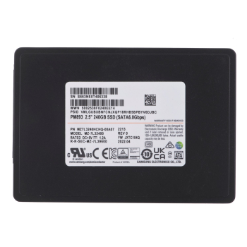 Dysk SSD Samsung PM893 240GB SATA 2.5" MZ7L3240HCHQ-00A07 (DWPD 1)-1