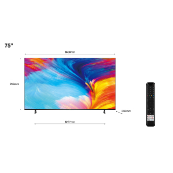 TV SET LCD 75" 4K/75P635 TCL-1