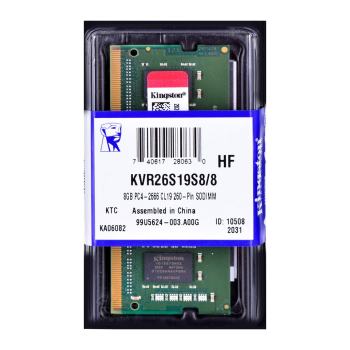 NB MEMORY 8GB PC21300 DDR4/SO KVR26S19S8/8 KINGSTON-1