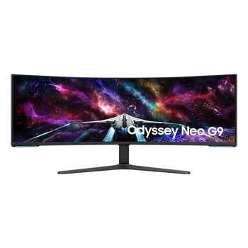 Samsung Odyssey S57CG954NU monitor komputerowy 144,8 cm (57") 7680 x 2160 px 8K Ultra HD QLED Czarny, Biały-1