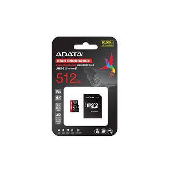MEMORY MICRO SDXC 512GB W/AD./AUSDX512GUI3V30SHA2-RA1 ADATA-1