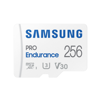 Samsung | PRO Endurance | MB-MJ256KA/EU | 256 GB | MicroSD Memory Card | Flash memory class U3, V30, Class 10 | SD adapt