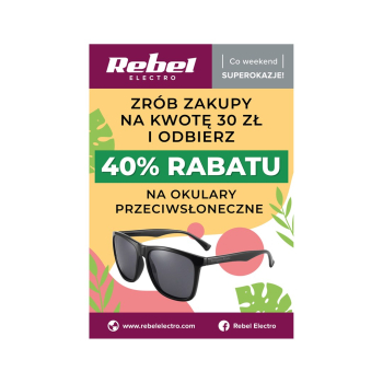 Plakat Rebel Electro - Promocja na okulary-1