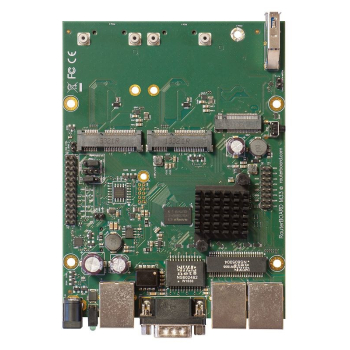 MikroTik RBM33G | Router | 3x RJ45 1000Mb/s, 2x miniPCI-e, 1x USB, 1x microSD, 1x M.2-1