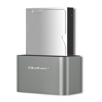 Qoltec Stacja dokująca dysków HDD/SSD | 2.5"/3.5" SATA | USB 3.0-1
