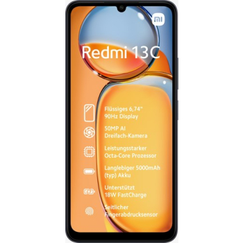 Smartfon Xiaomi Redmi 13C 4/128GB Midnight Black-1