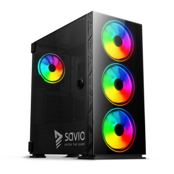 SAVIO OBUDOWA PC PRIME X1 ARGB GLASS SAVGC-PRIMEX1-7