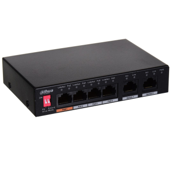 Switch DAHUA PFS3006-4ET-60 (6x 10/100Mbps)-1