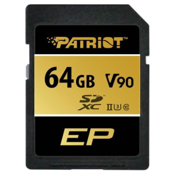 Patriot EP V90 SDXC 64GB UHS-II U3 CL10-1