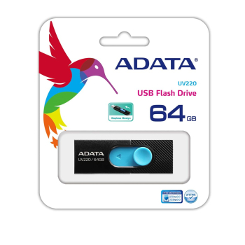 Pendrive ADATA UV220 AUV220-64G-RBKBL (64GB; USB 2.0; kolor czarny)-2