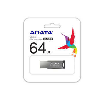 Pendrive ADATA UV250 AUV250-64G-RBK (64GB; USB 2.0; kolor srebrny)-4