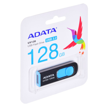 ADATA DashDrive UV128 128GB USB3.0 Black-Blue-2