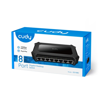 Switch CUDY GS108D 8-Port 10/100/1000-6