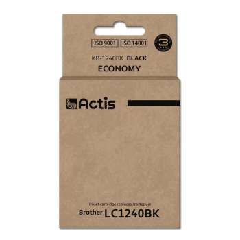 Tusz ACTIS KB-1240Bk (zamiennik Brother LC1240BK/LC1220BK; Standard; 19 ml; 600 stron, czarny)-1