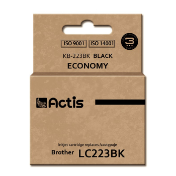 Tusz ACTIS KB-223Bk (zamiennik Brother LC223BK; Standard; 16 ml; czarny)-1