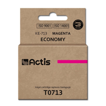 Tusz ACTIS KE-713 (zamiennik Epson T0713, T0893, T1003; Standard; 13.5 ml; purpurowy)-1