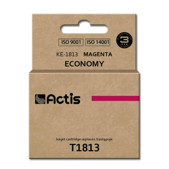 Tusz ACTIS KE-1813 (zamiennik Epson T1813; Standard; 15 ml; czerwony)-1