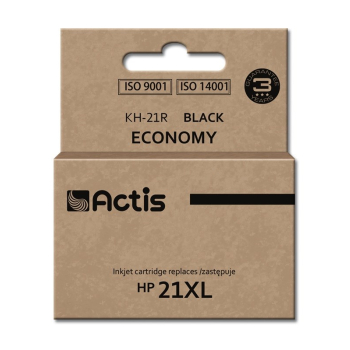 Tusz ACTIS KH-21R (zamiennik HP 21XL C9351A; Standard; 20 ml; czarny)-1