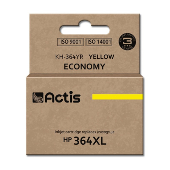 Tusz ACTIS KH-364YR (zamiennik HP 364XL CB325EE; Standard; 12 ml; żółty)-1