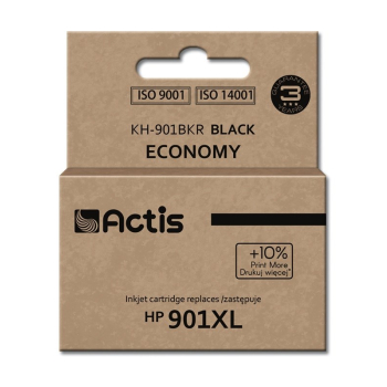 Tusz ACTIS KH-901BKR (zamiennik HP 901XL CC654AE; Standard; 20 ml; czarny)-1