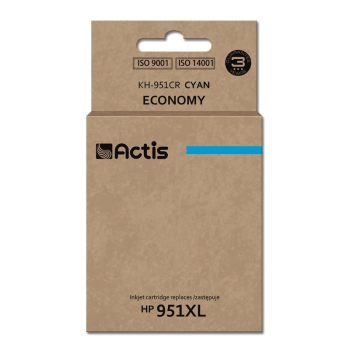 Tusz ACTIS KH-951CR (zamiennik HP 951XL CN046AE; Standard; 25 ml; niebieski)-1
