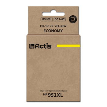Tusz ACTIS KH-951YR (zamiennik HP 951XL CN048AE; Standard; 25 ml; żółty)-1