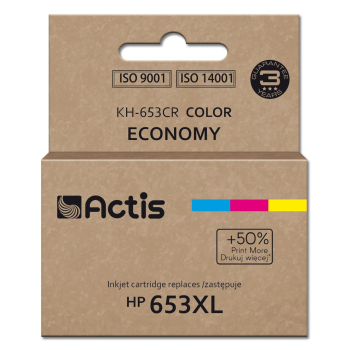 Tusz Actis KH-653CR (zamiennik HP 653XL 3YM74AE; Premium; 18ml; 300 stron; kolorowy)-1