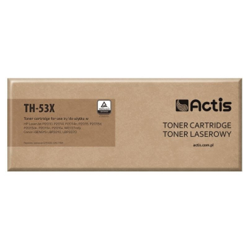 Toner ACTIS TH-53X (zamiennik HP 53X Q7553X, Canon CRG-715H; Standard; 7000 stron; czarny)-1