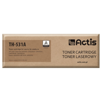 Toner ACTIS TH-531A (zamiennik HP 304A CC531A, Canon CRG-718C; Standard; 3000 stron; niebieski)-1