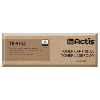Toner ACTIS TH-533A (zamiennik HP 304A CC533A, Canon CRG-718M; Standard; 3000 stron; czerwony)-1