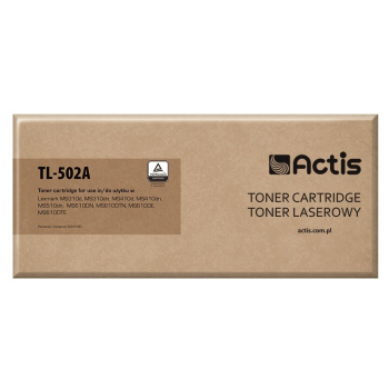 Toner ACTIS TL-502A (zamiennik Lexmark 50F2H00; Standard; 5000 stron; czarny)-1
