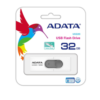 Pendrive ADATA UV220 AUV220-32G-RWHGY (32GB; USB 2.0; kolor biały)-3