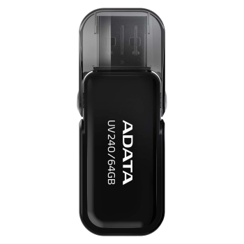 Pendrive ADATA UV240 AUV240-64G-RBK (64GB; USB 2.0; kolor czarny)-1
