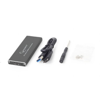 Kieszeń GEMBIRD EE2280-U3C-01 (M.2; Micro USB 3.0 B; Aluminium; kolor czarny)-3