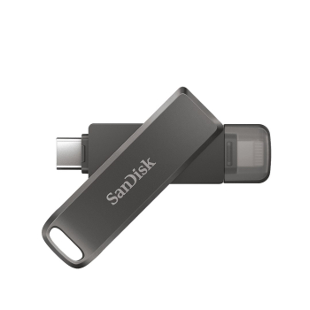 SANDISK FLASH iXpand LUXE 128GB USB-C Lightning-6