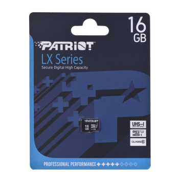 Patriot 16GB LX Series UHS-I microSDHC-2